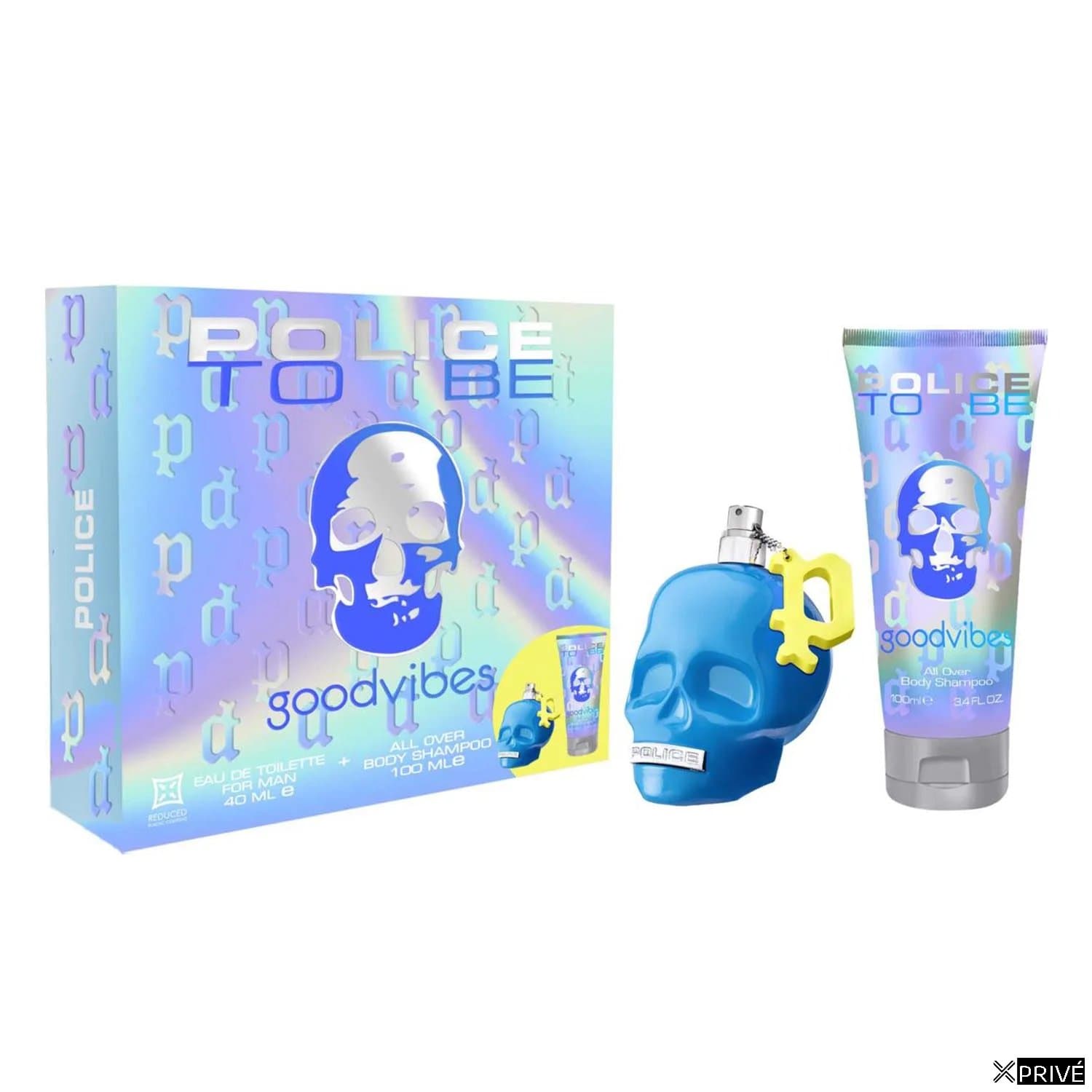 Police to Be Goodvibes Eau De Toilette For Men 40ml Spray Champu y Gel 100ml — 1