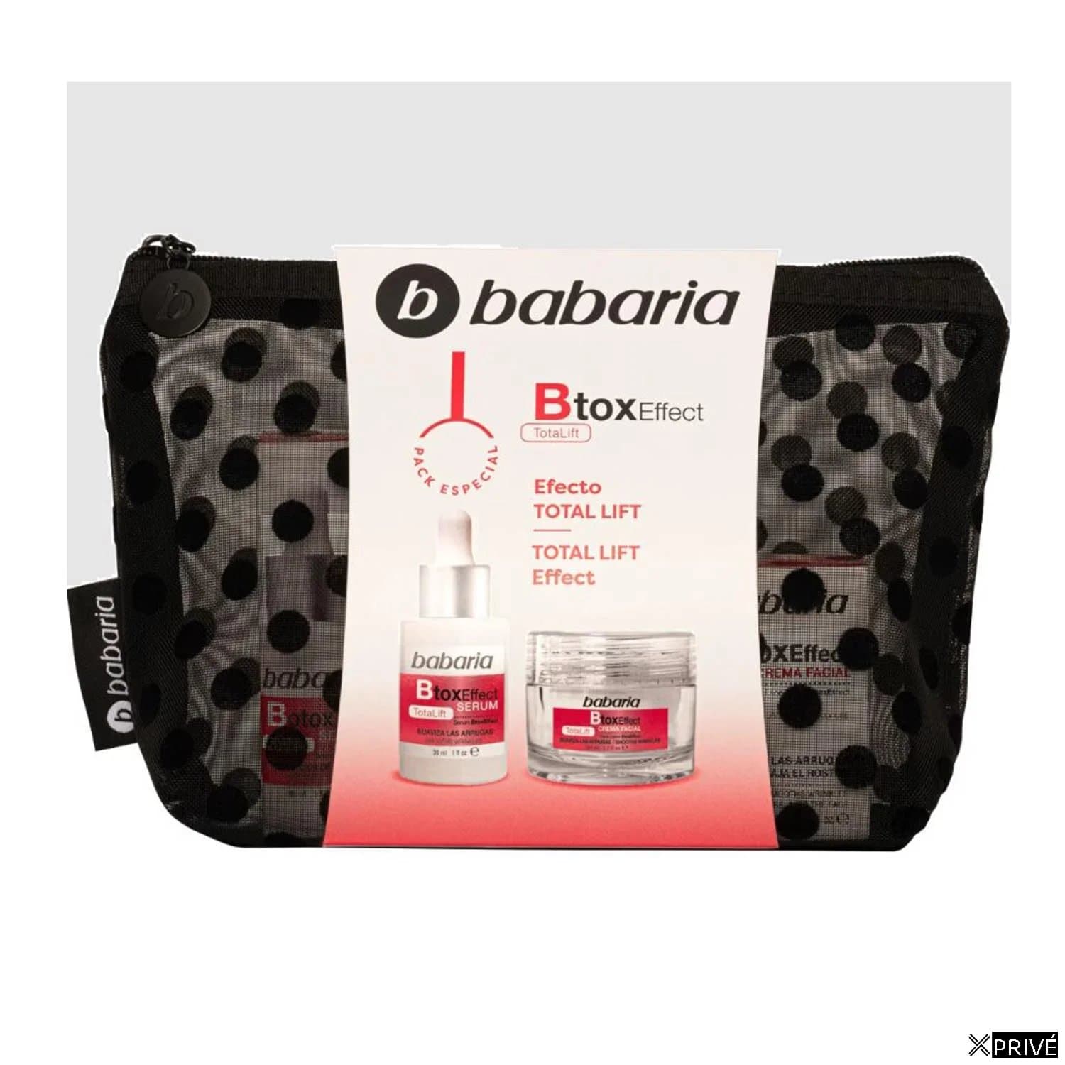 Babaria Btox Effect Total Lift Crema Facial Set 50ml Serum 1u — 1