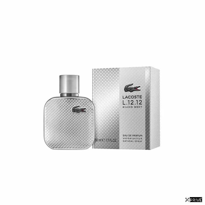 Lacoste L.12.12 Silver Grey Eau De Parfum Vaporisateur 50ml — 1