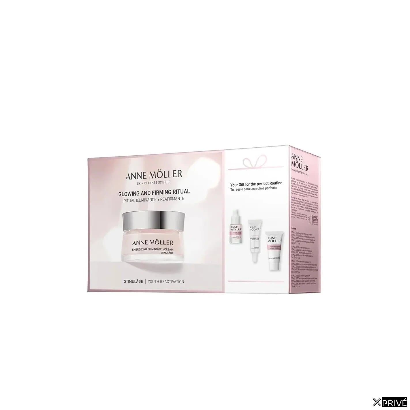 Anne Möller Stimulâge Ritual Iluminador y Reafirmante Gel Crema Estuche 4 Piezas — 1