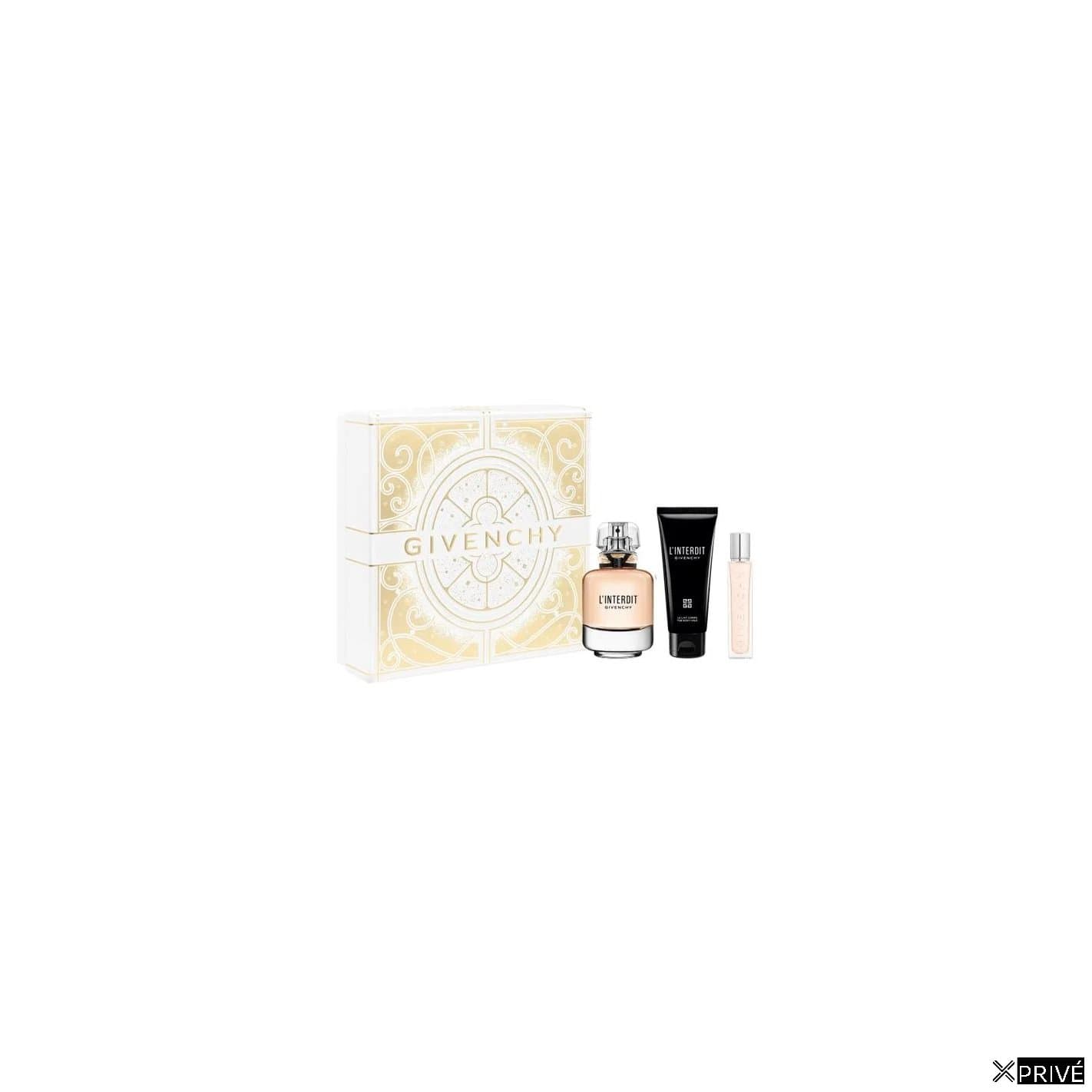Givenchy L'interdit Eau Parfum 80ml Leche Corporal 75ml Spray Viaje 12,5 — 1
