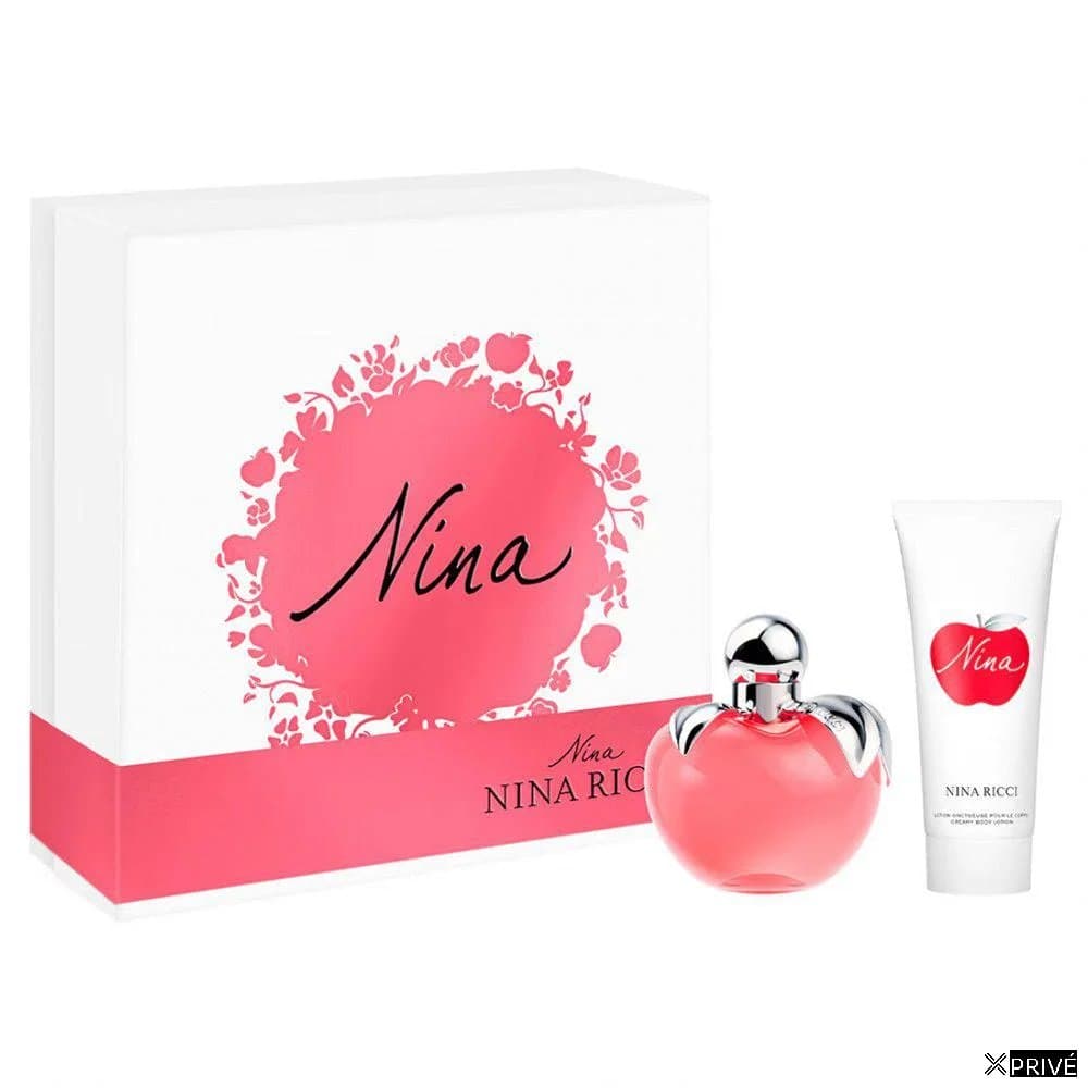 Nina Ricci Nina Eau De Toilette Recargable 80ml Creamy Loción Corporal 75ml — 1