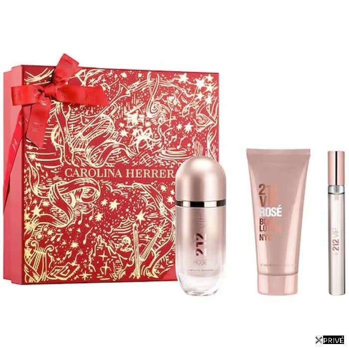 Carolina Herrera 212 Vip Rose Eau De Parfum Vaporisateur 80ml Coffret 3 Produits — 1