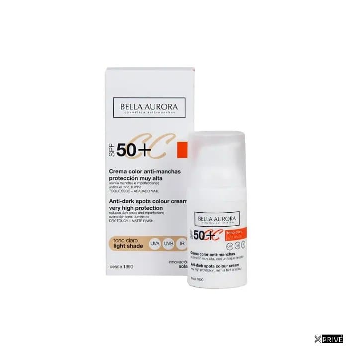 Bella Aurora CC Anti-Spot Cream Spf50 Light Tone 30ml