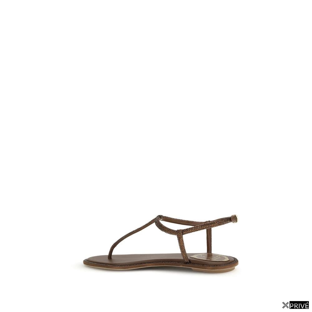 Sandales brunes en Satin — 3