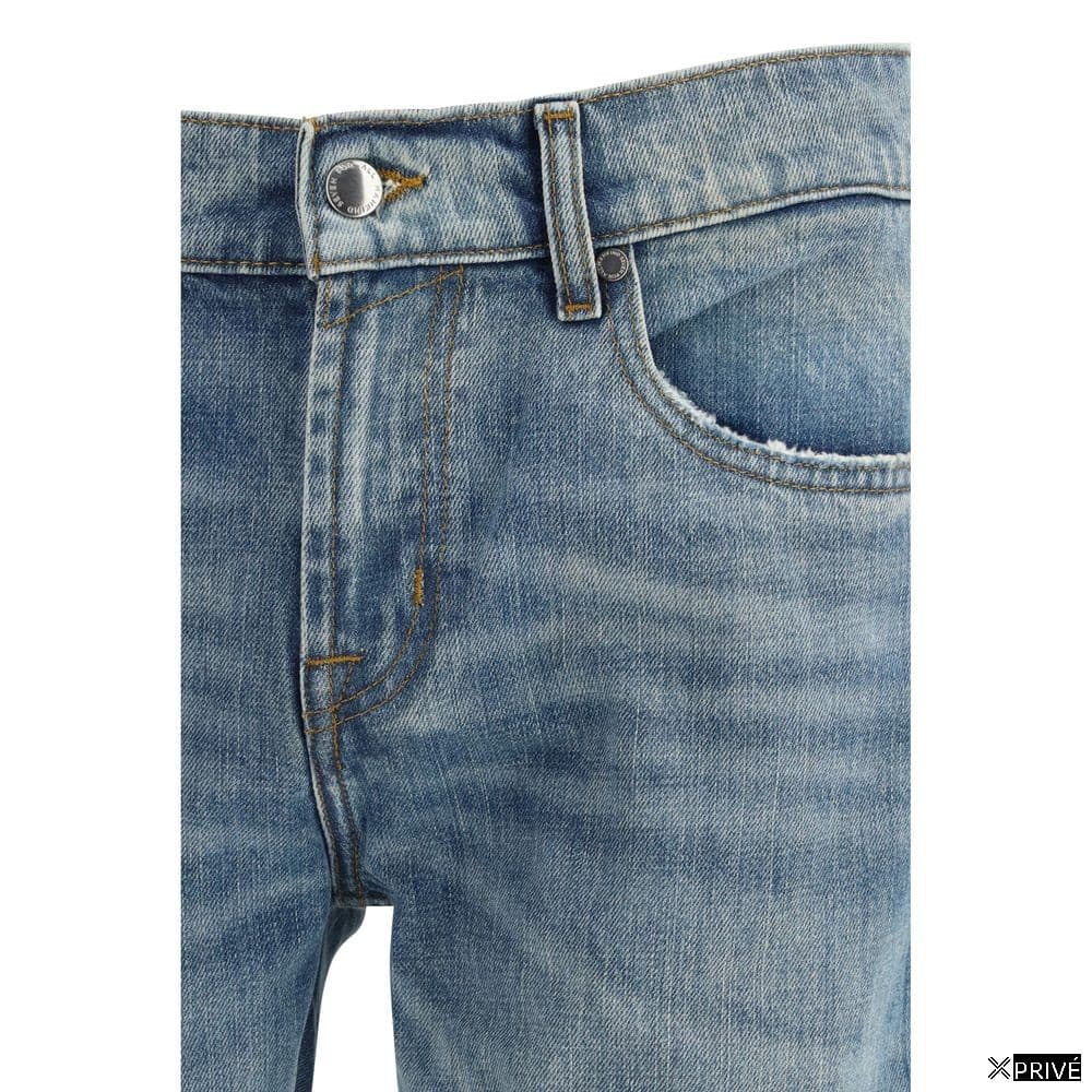 Jeans bleu en Coton — 3