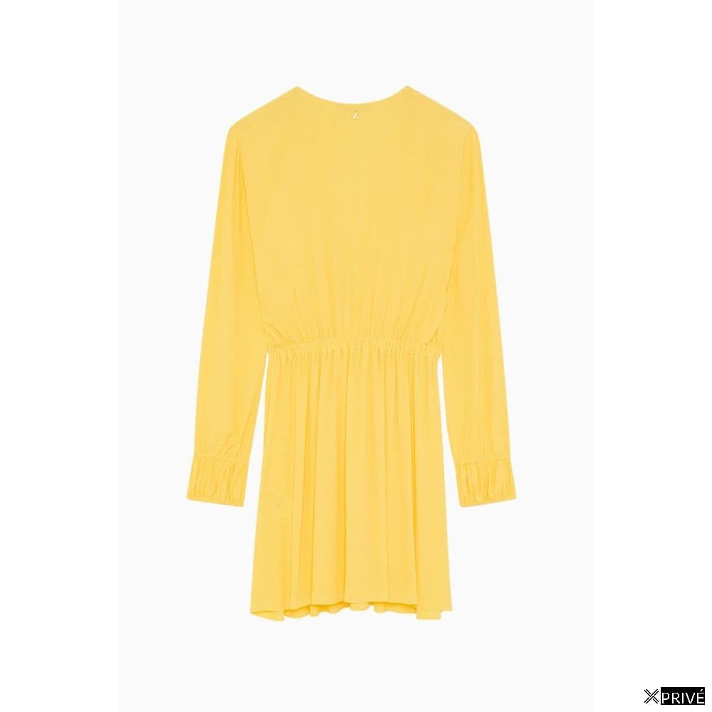 Robe jaune en Viscose — 2