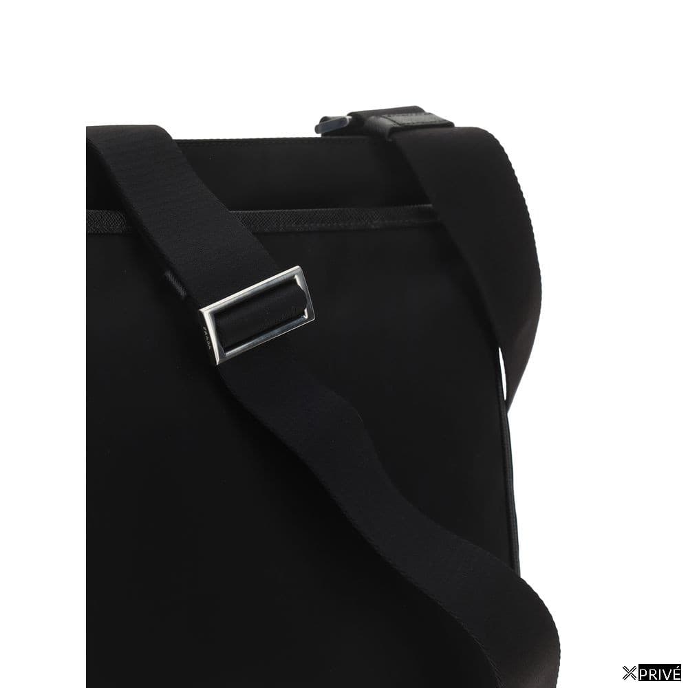 Sac bandoulière noir en Nylon — 4