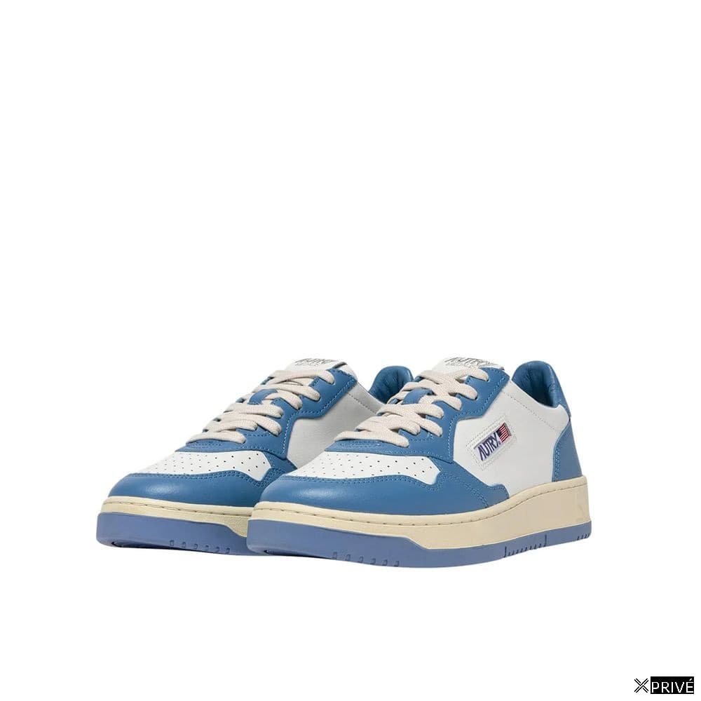 Chaussures de sport bleues en Cuir — 2