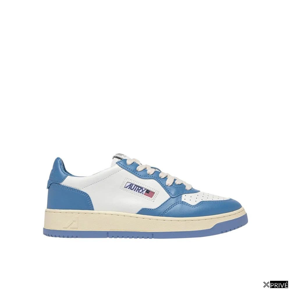 Chaussures de sport bleues en Cuir — 1