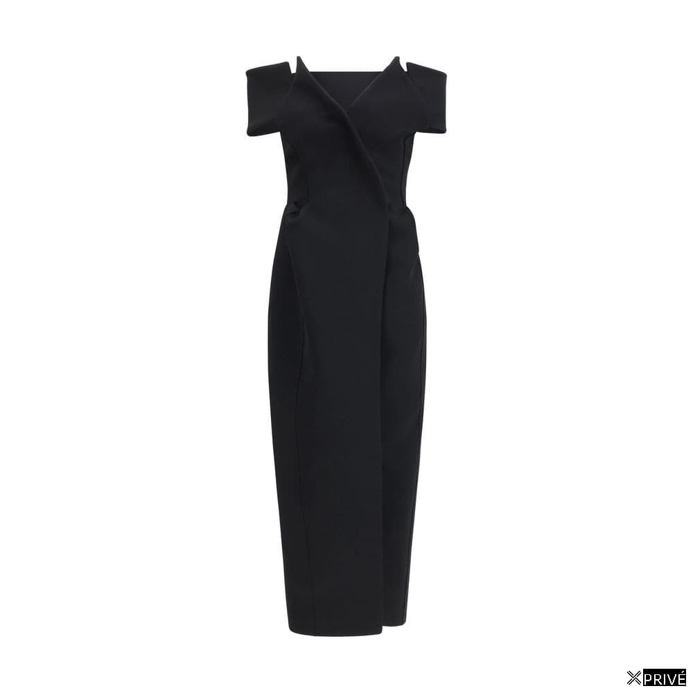Robe noire en Polyester — 1