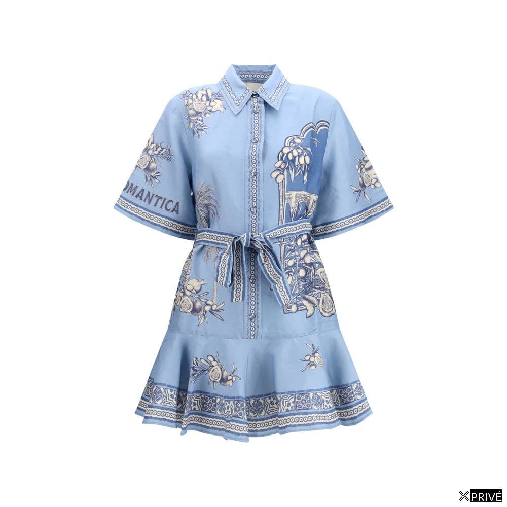 Robe bleue en Lin — 1
