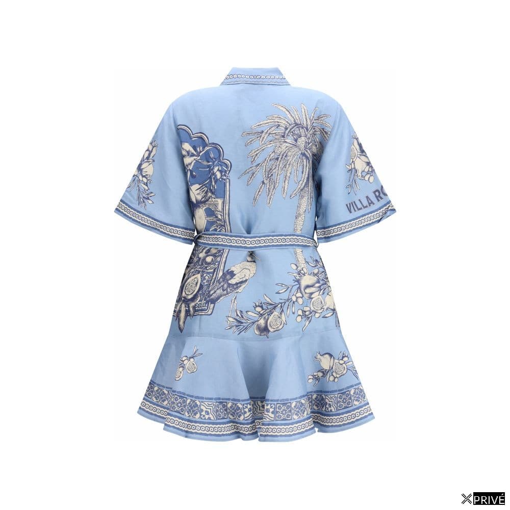 Robe bleue en Lin — 2