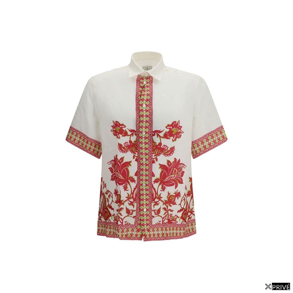 Chemise multicolore en Lin — 1