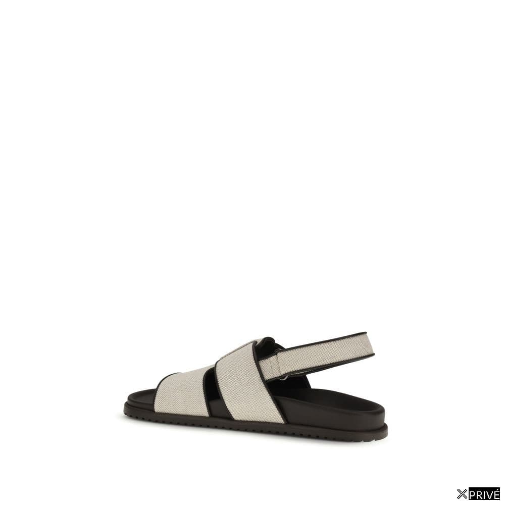 Sandales beiges en Coton — 3