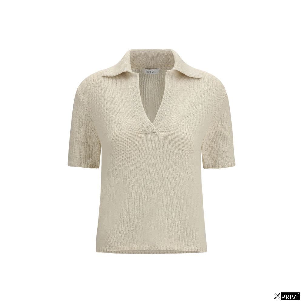 Polo beige en Cachemire — 1