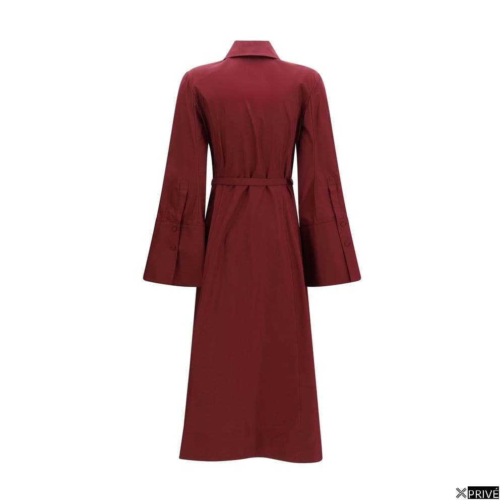 Robe bordeaux en Coton — 2