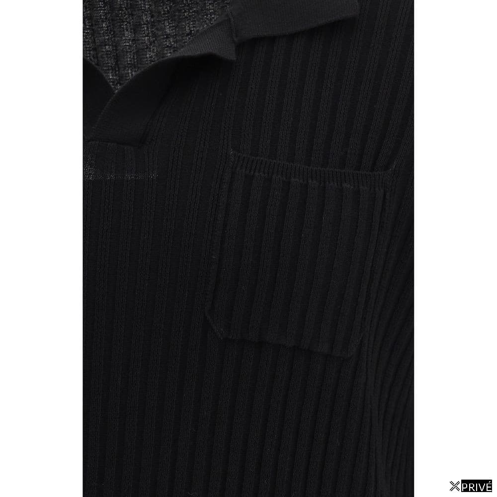 Polo noir en Coton — 3
