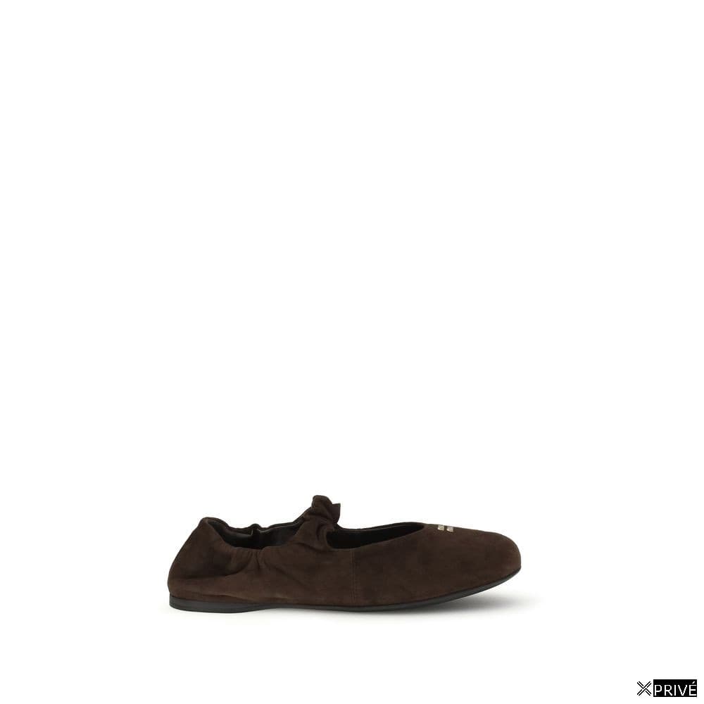 Chaussures plates brunes — 1
