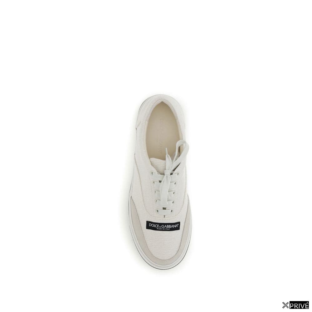 Chaussures de sport blanches en Lin — 4