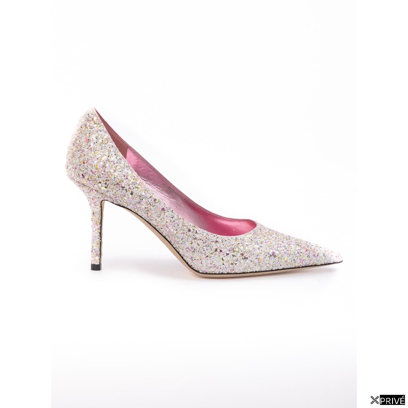 Escarpin rose en Cuir — 1