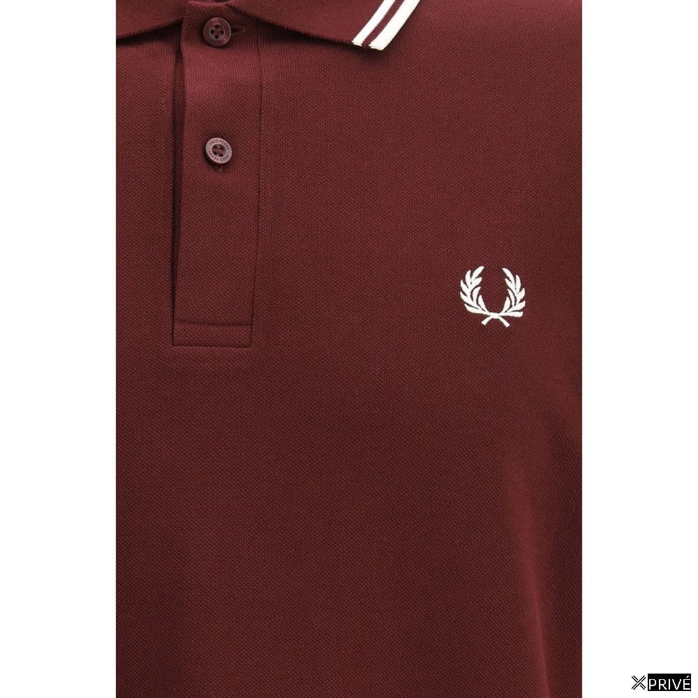 Polo bordeaux en Coton — 3