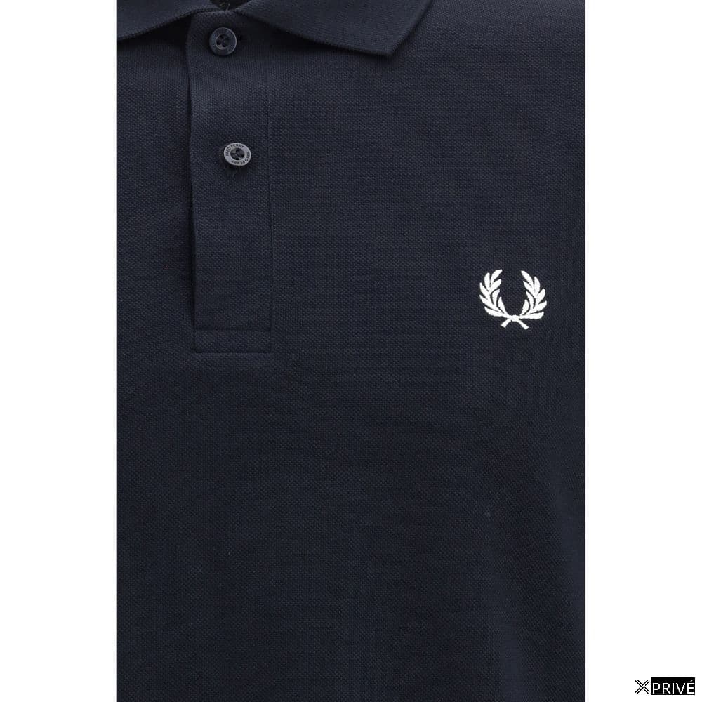 Polo bleu en Coton — 3
