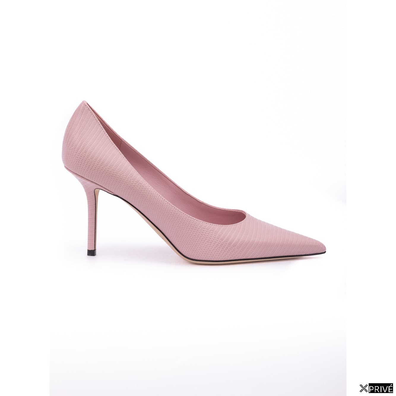 Escarpin rose en Cuir — 1