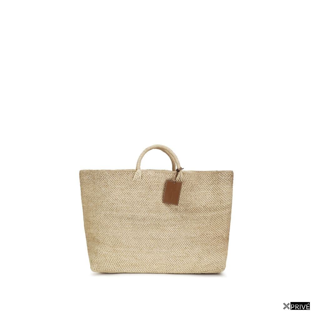 Sac à main beige en Raphia — 1