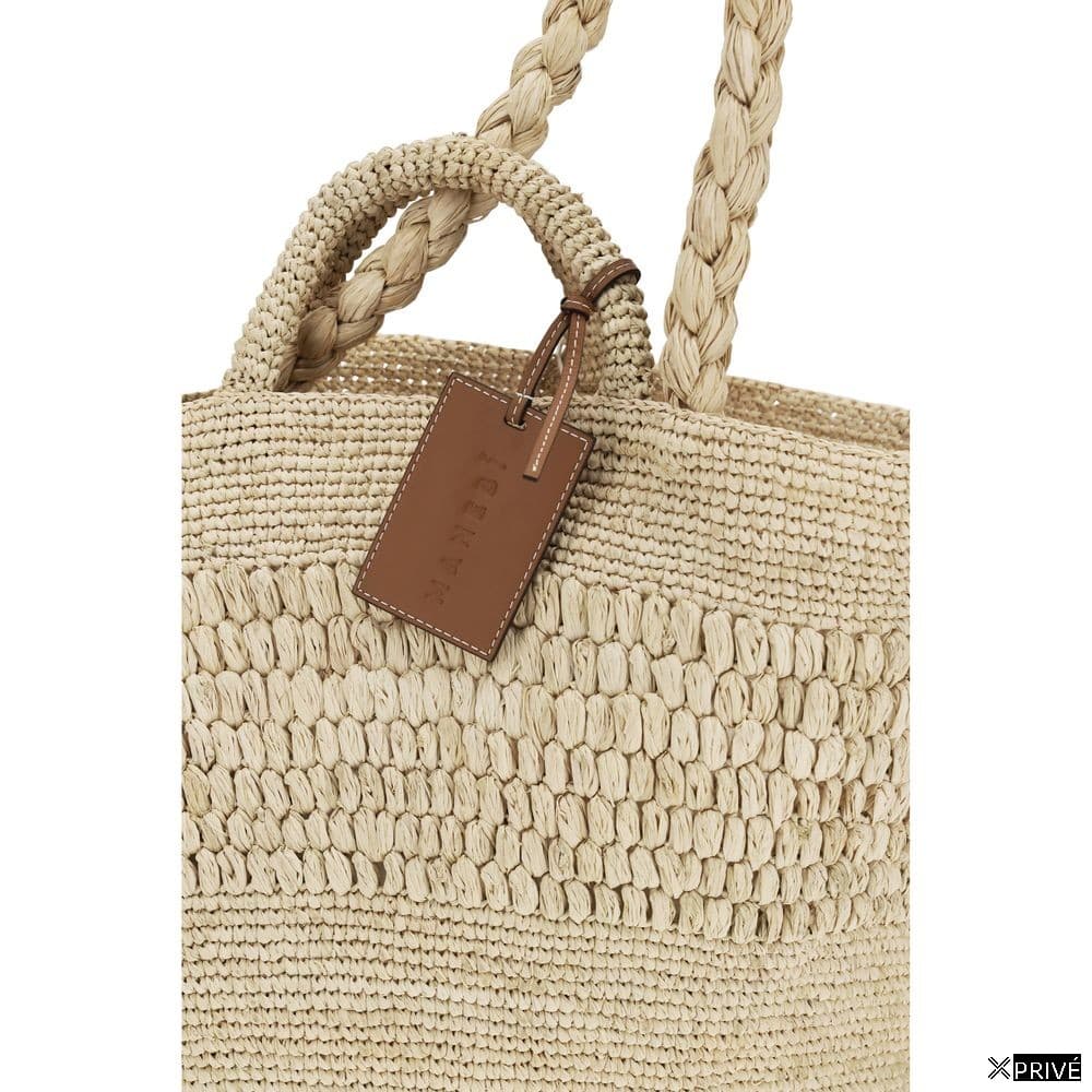 Sac à main beige en Raphia — 4
