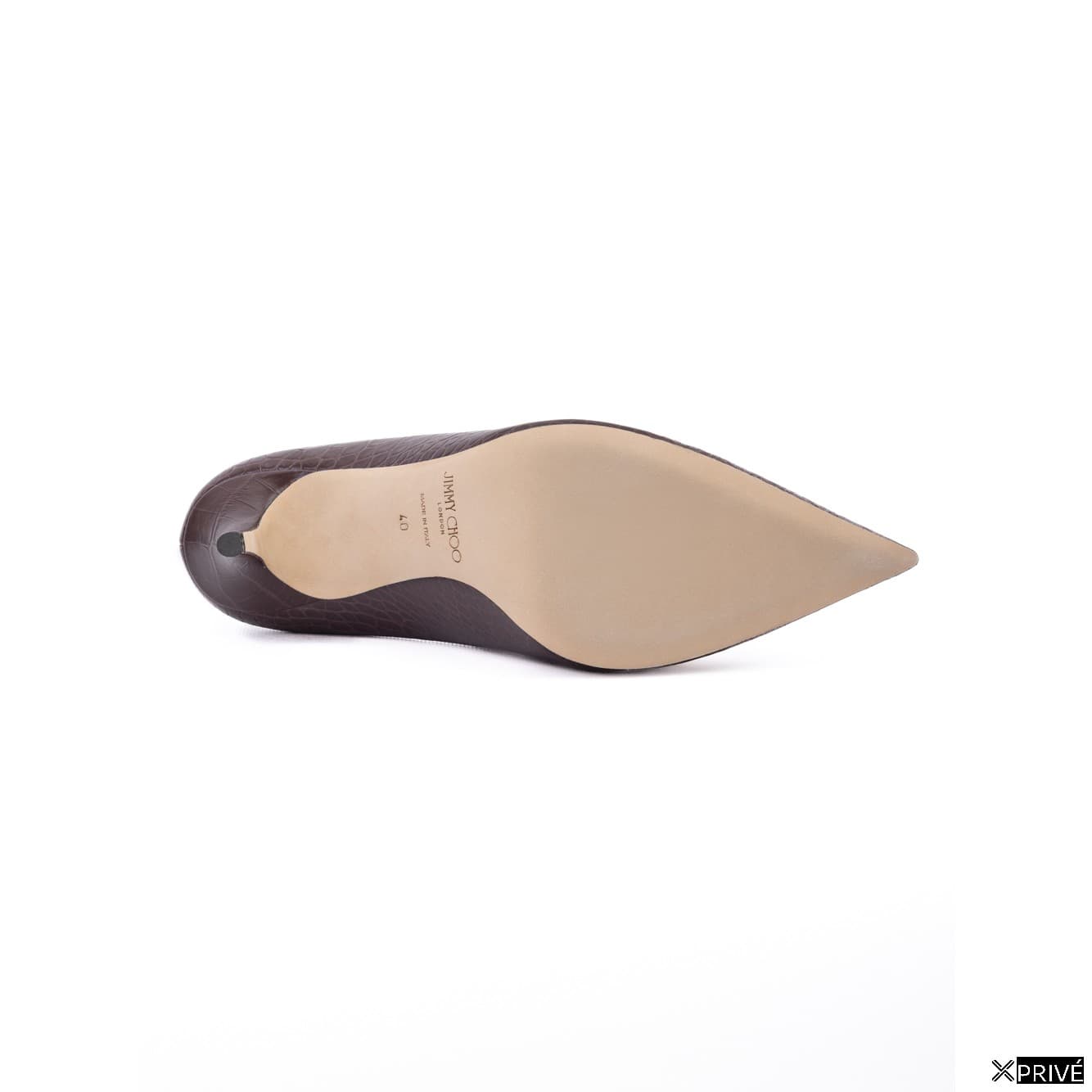 Escarpin bordeaux en Cuir — 4
