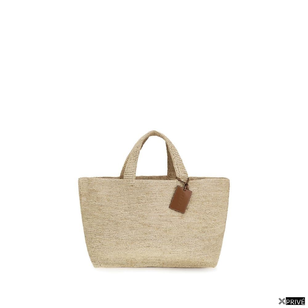 Sac à main beige en Raphia — 1