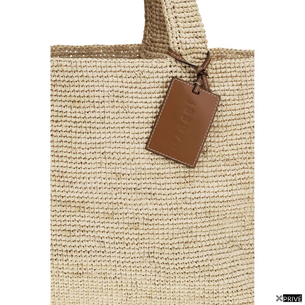 Sac à main beige en Raphia — 4