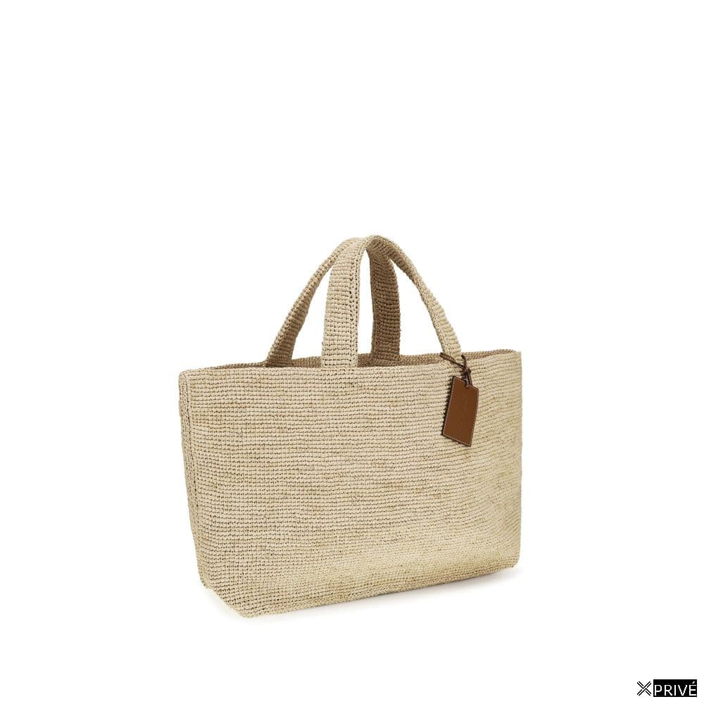 Sac à main beige en Raphia — 2