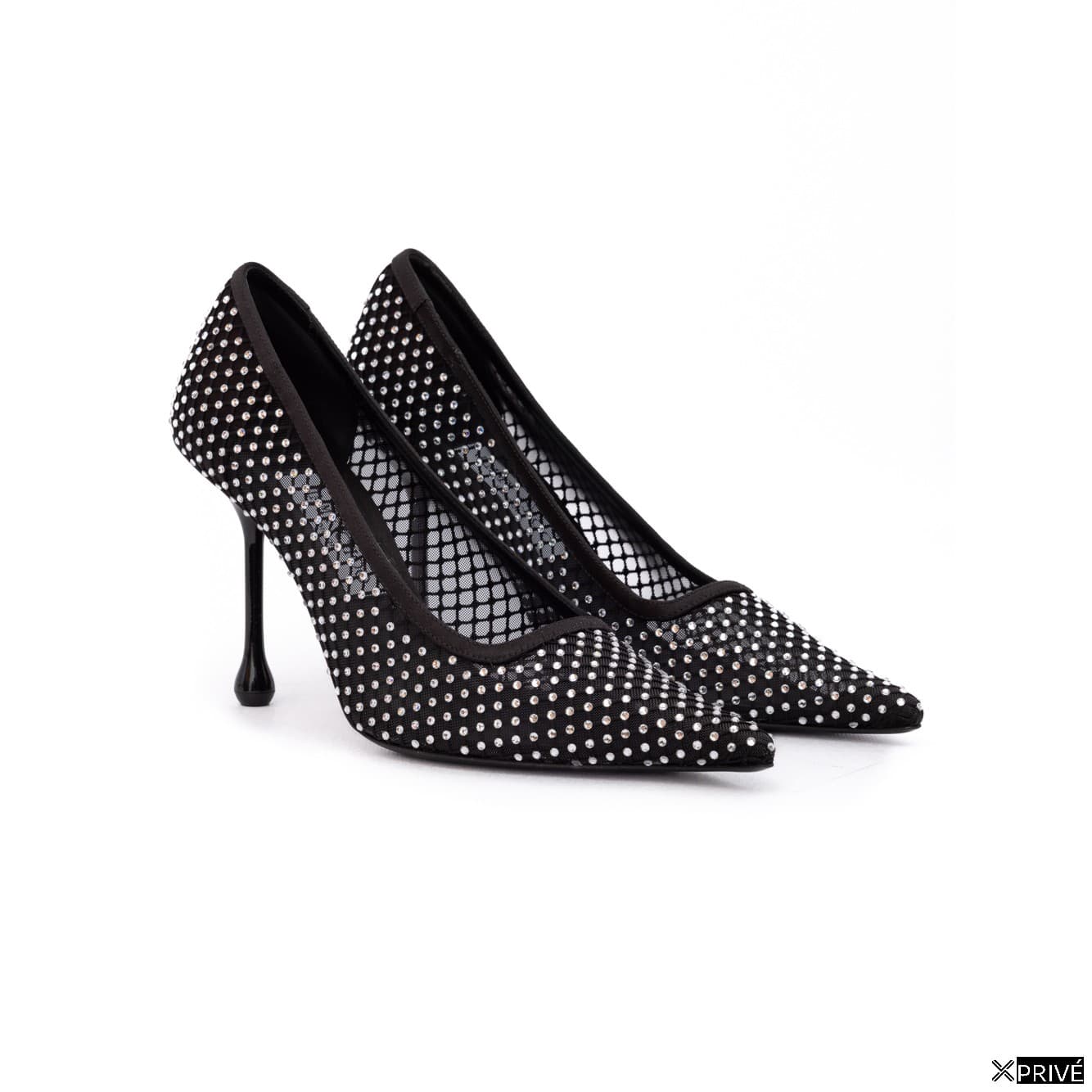 Escarpin noire en Satin — 2