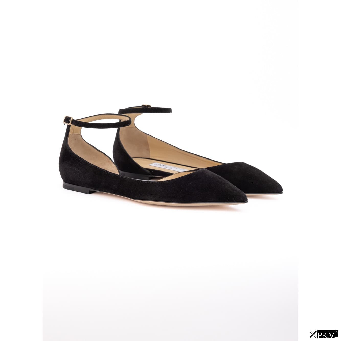 Chaussures plates noires en Cuir — 2