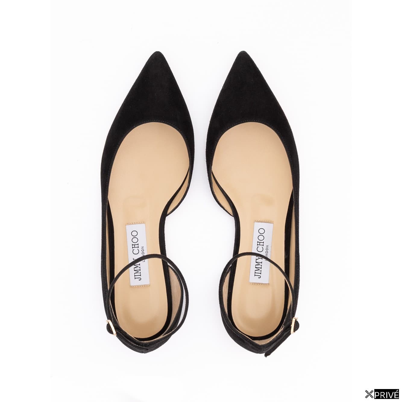 Chaussures plates noires en Cuir — 3