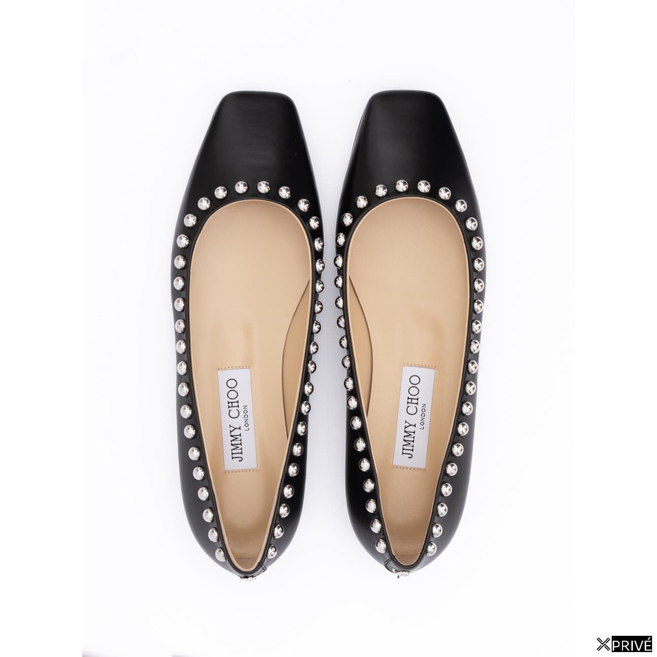 Chaussures plates noires en Cuir — 3