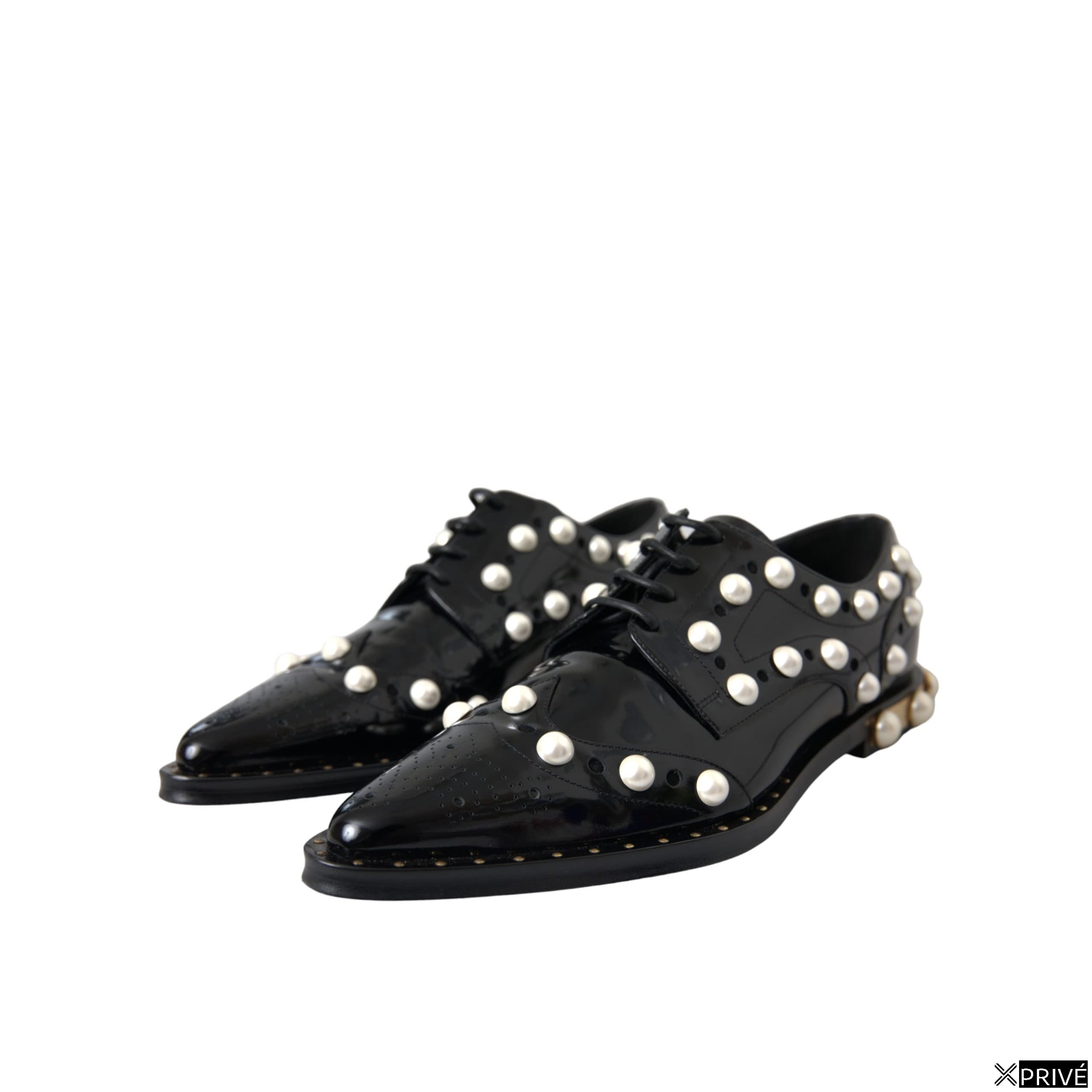Chaussures plates noires — 4
