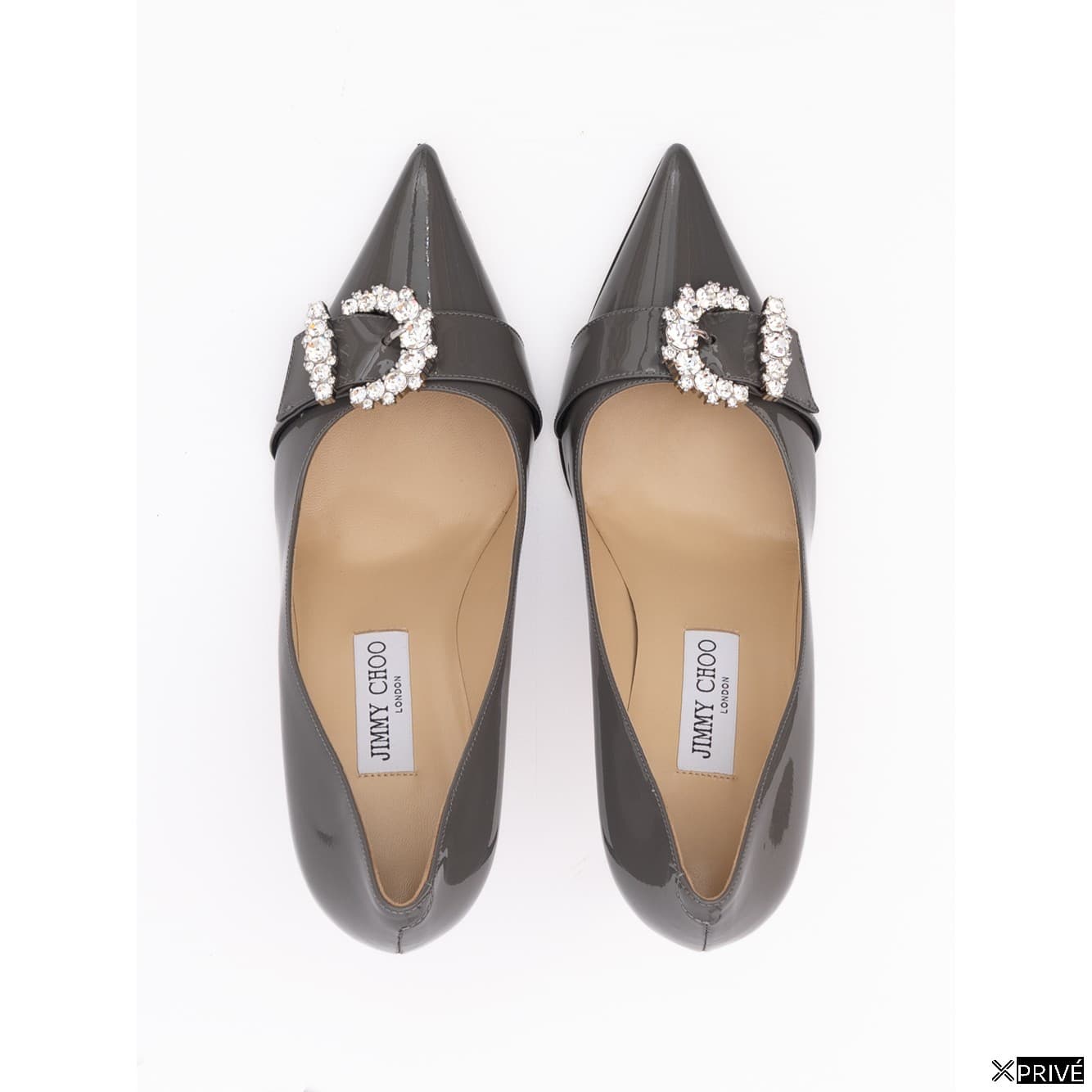 Escarpin grise en Cuir — 3