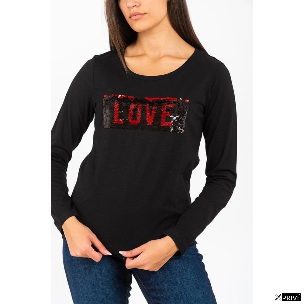 Top noir en Coton — 2