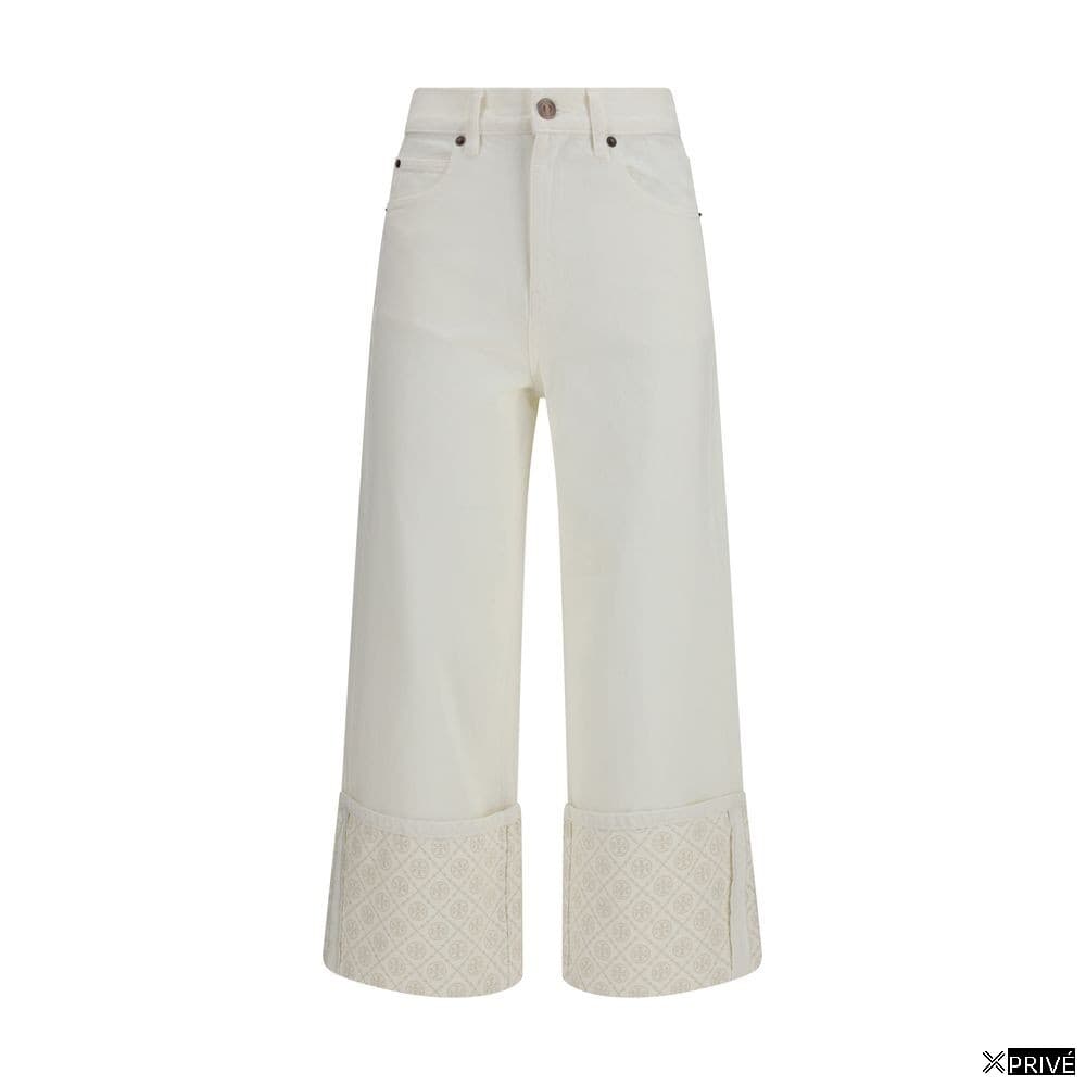 Jeans blanc en Coton — 1