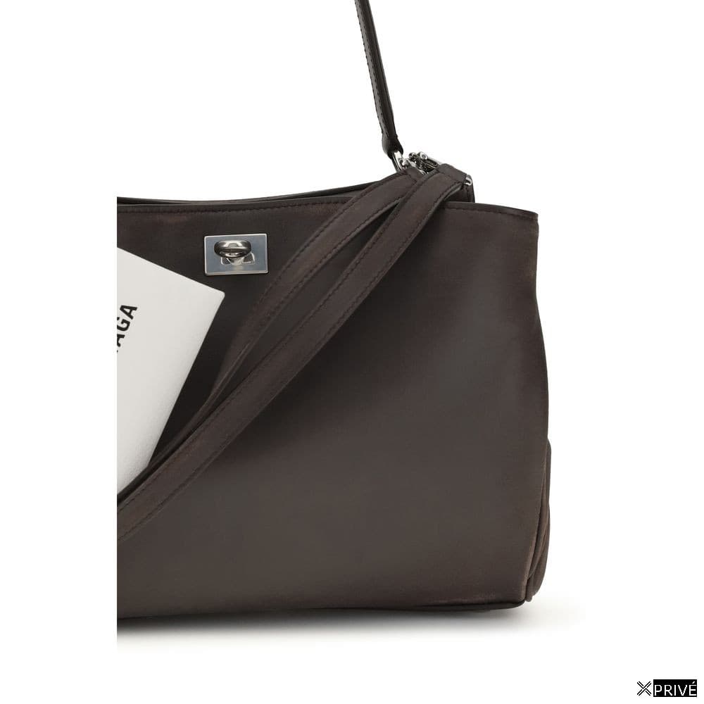 Sac bandoulière brun — 4