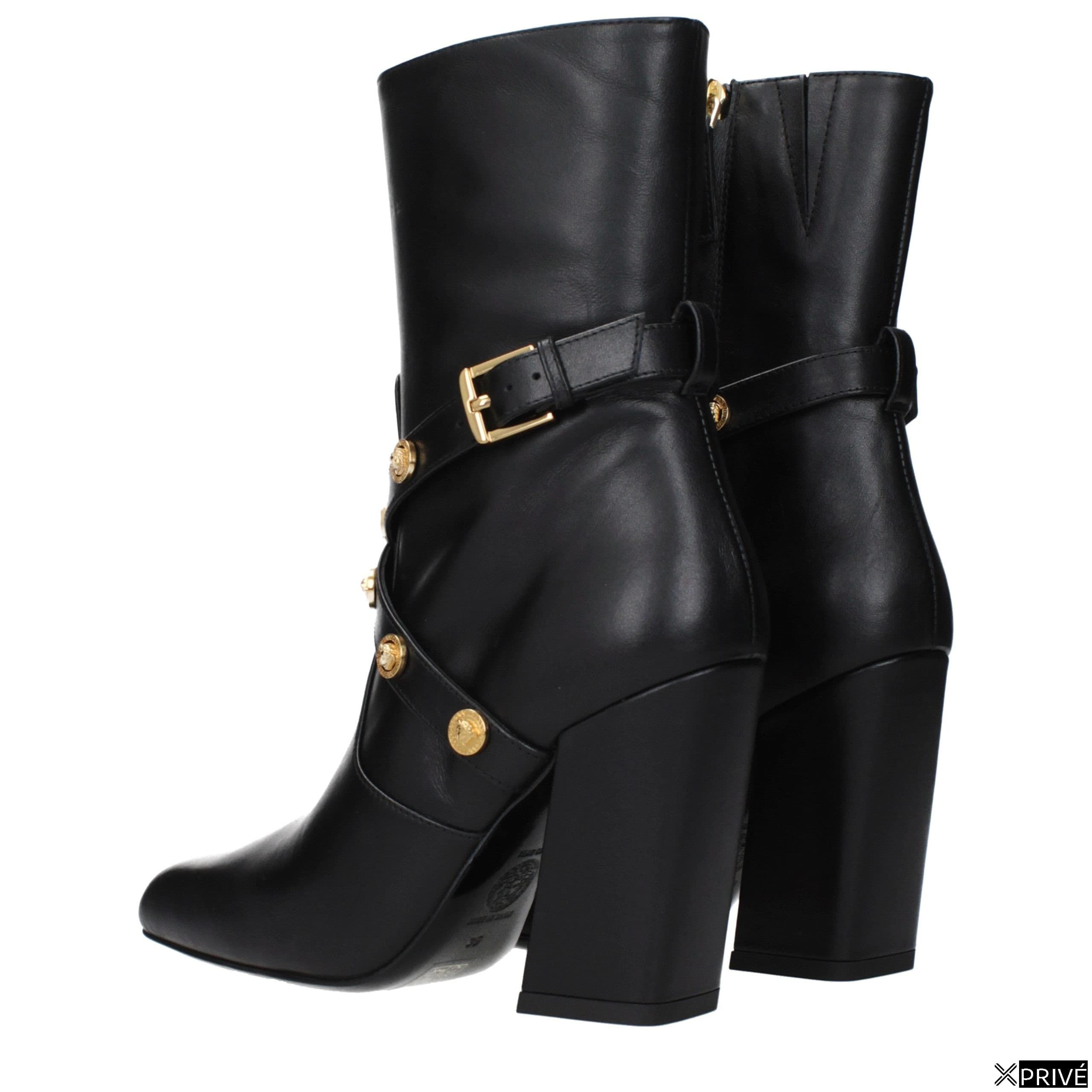 Black Leather Ankle Boots — 4