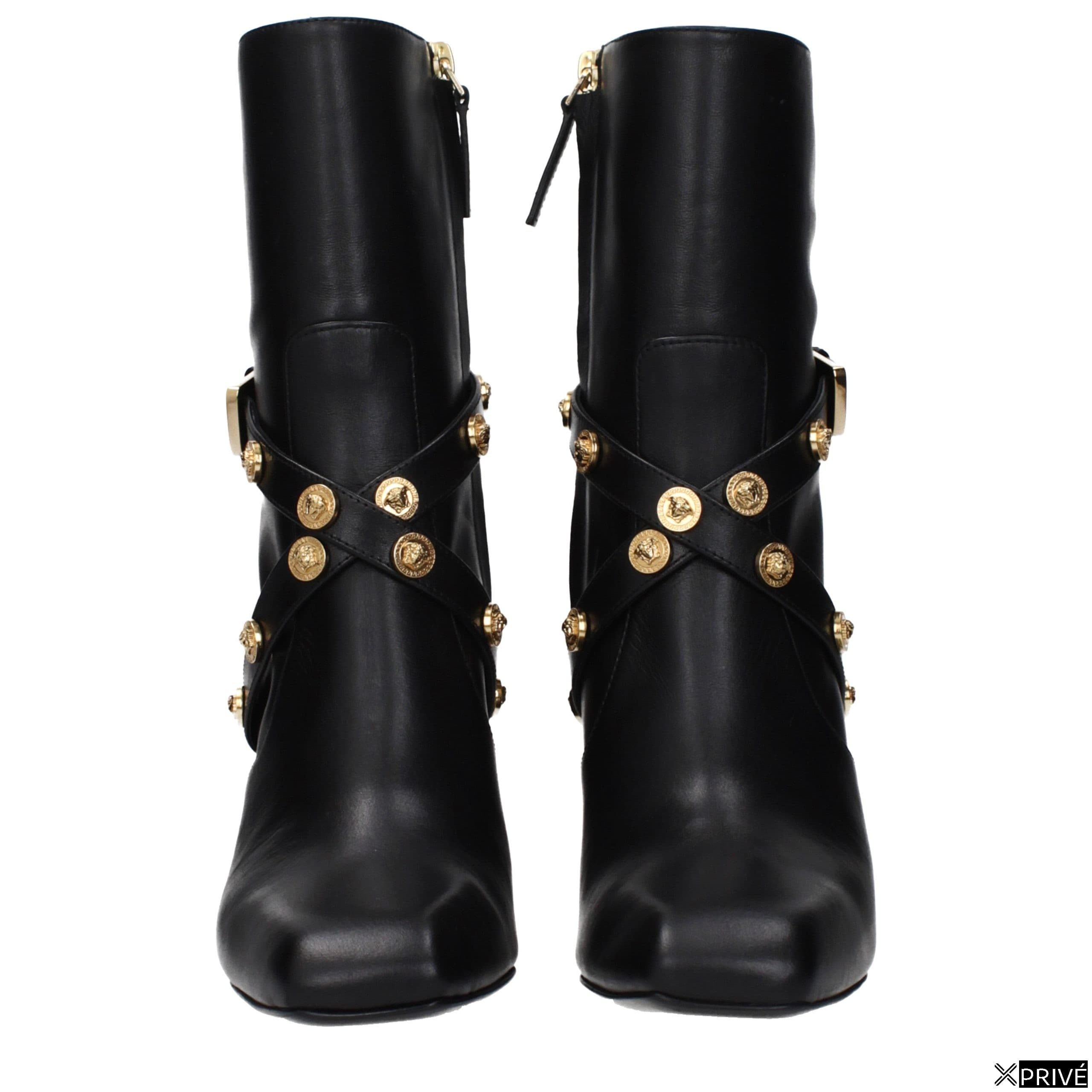 Black Leather Ankle Boots — 3