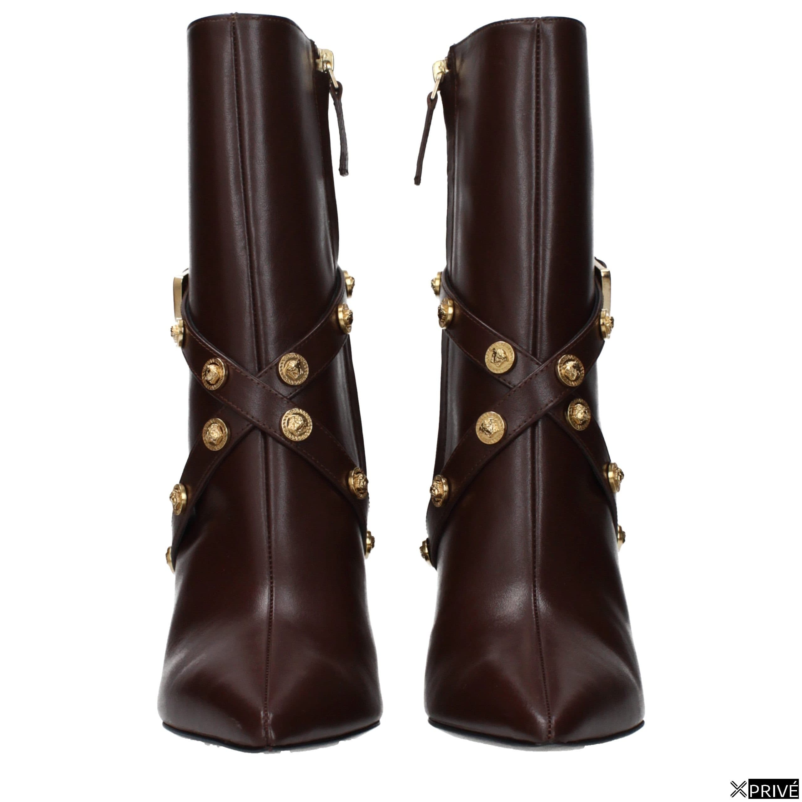 Brown Leather Ankle Boots — 3