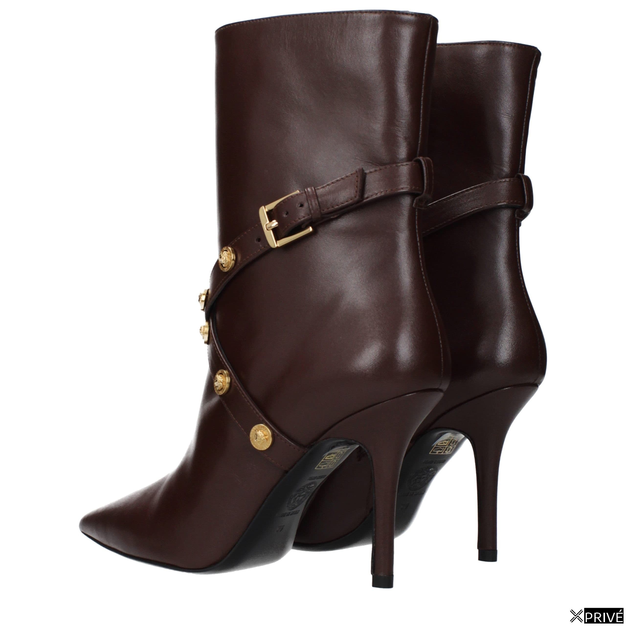 Brown Leather Ankle Boots — 4