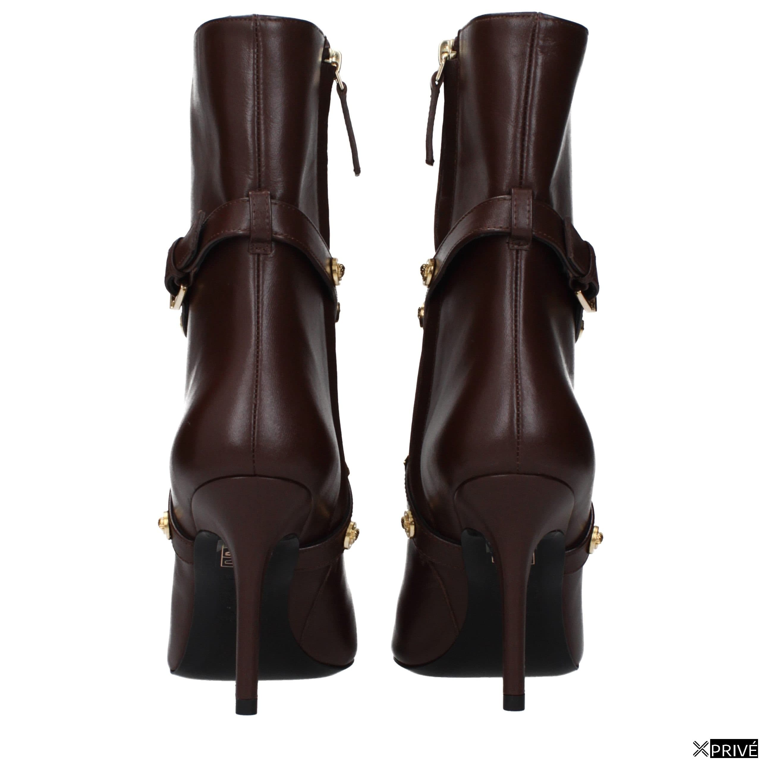 Brown Leather Ankle Boots — 5