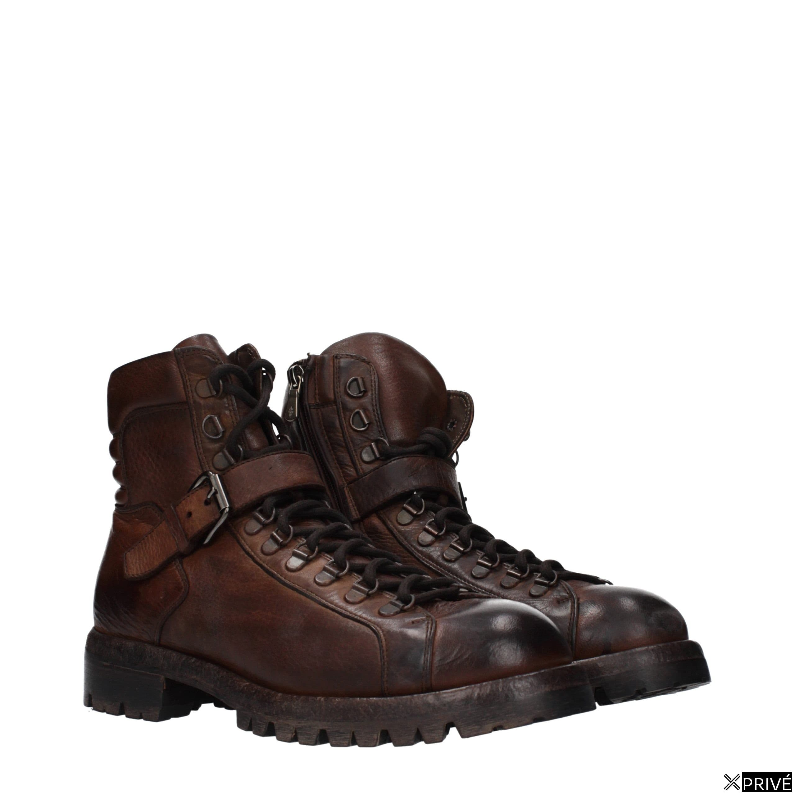 Bottes brunes en Cuir — 2