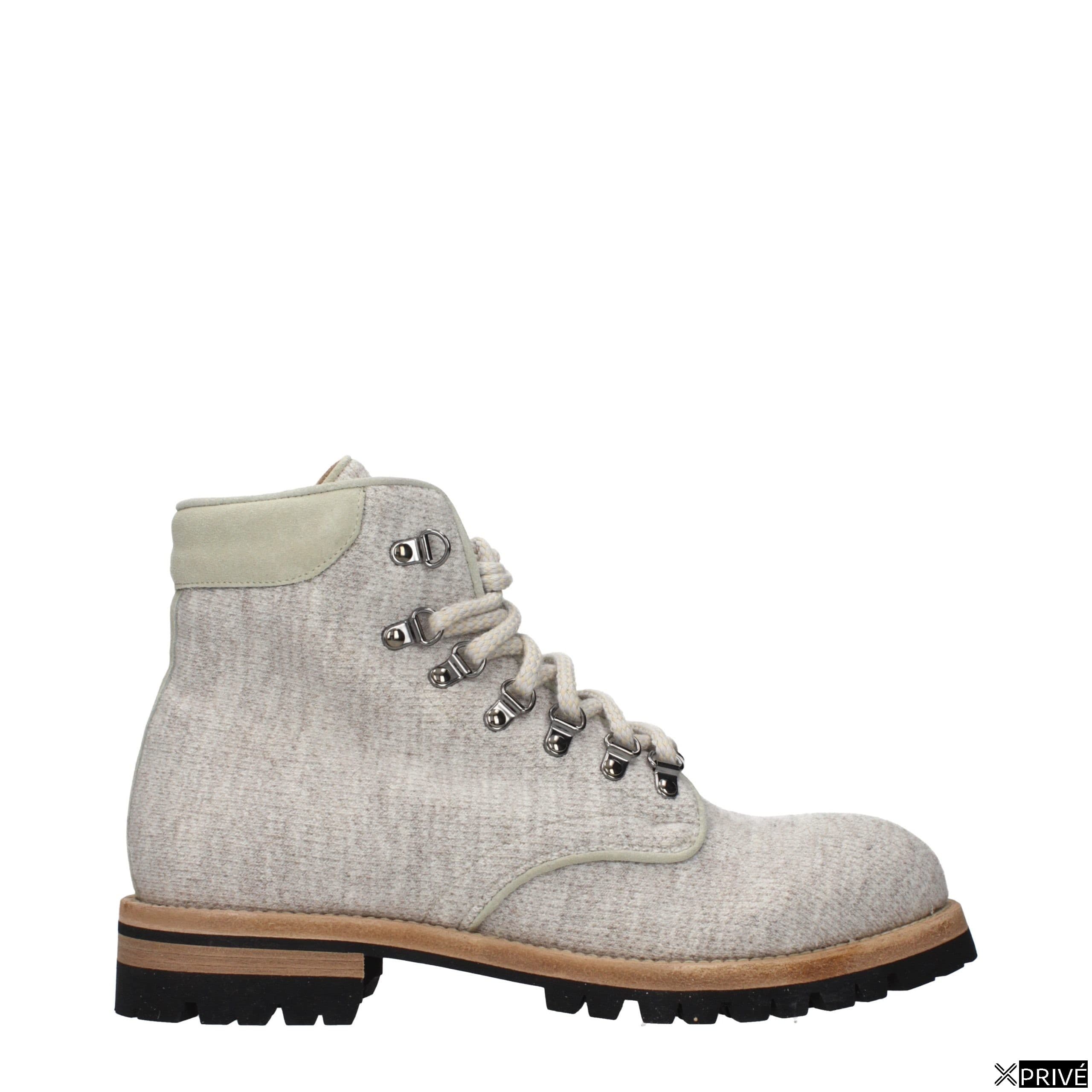 Bottes beiges en Tissu — 1
